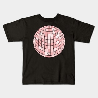 Pink Disco Ball Kids T-Shirt